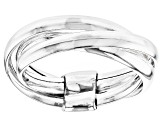 Pre-Owned Sterling Silver Triple Band Ring