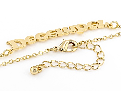 Pre-Owned Gold Tone "December" Necklace
