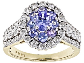 Pre-Owned Blue Tanzanite 10k Yellow Gold Ring 1.40ctw