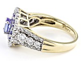 Pre-Owned Blue Tanzanite 10k Yellow Gold Ring 1.40ctw
