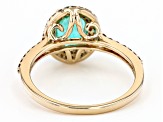 Pre-Owned Green Emerald 14k Yellow Gold Ring 1.26ctw