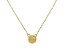 Pre-Owned Multi Color Ethiopian Opal 10k Yellow Gold Child's Necklace .07ct
