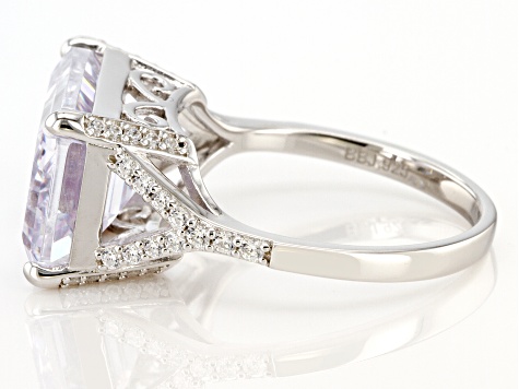 Pre-Owned White Cubic Zirconia Rhodium Over Silver Ring (8.72ctw DEW)