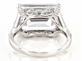 Pre-Owned White Cubic Zirconia Rhodium Over Silver Ring (8.72ctw DEW)