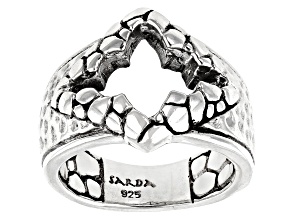 Pre-Owned Silver "Keep Your Promises" Open Design Ring