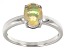 Pre-Owned Multicolor Ethiopian Opal Rhodium Over Sterling Silver October Birthstone Ring 0.55ct
