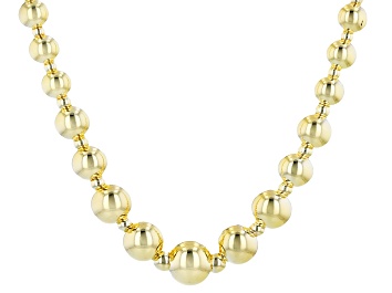 Picture of Pre-Owned 14K Yellow Gold 9MM-2.5MM Graduated Bead Necklace