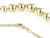 Pre-Owned 14K Yellow Gold 9MM-2.5MM Graduated Bead Necklace
