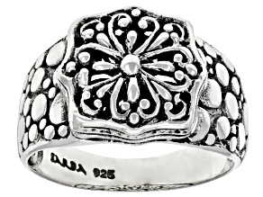 Pre-Owned Sterling Silver "Only Imagine" Filigree Ring
