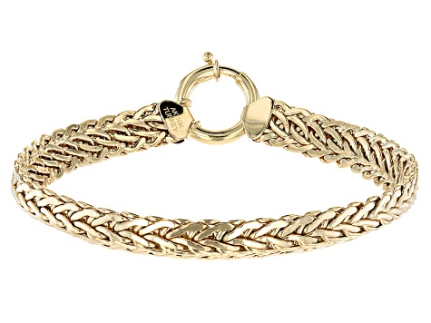 Woven Bracelet in 14k Tri-Tone Gold (7.5 in)