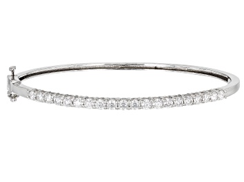 Picture of Pre-Owned Moissanite platineve bangle bracelet 2.00ctw DEW