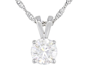 Pre-Owned Moissanite Platineve Pendant 1.50ct D.E.W