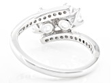 Pre-Owned White Cubic Zirconia Platinum Over Silver Ring 1.94ctw