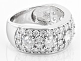 Pre-Owned Moissanite platineve ring 2.41ctw DEW