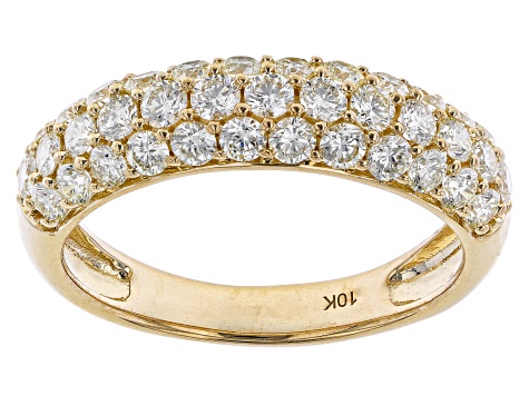 Pre-Owned Yellow Diamond 10k Yellow Gold Band Ring 1.25ctw