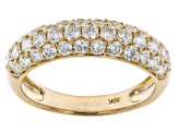 Pre-Owned Yellow Diamond 10k Yellow Gold Band Ring 1.25ctw