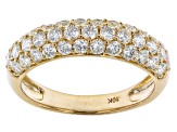 Pre-Owned Yellow Diamond 10k Yellow Gold Band Ring 1.25ctw