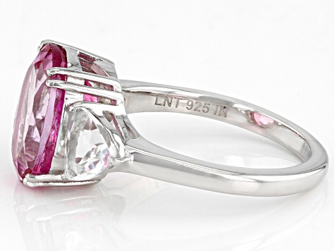 Pre-Owned Pink Topaz Sterling Silver Ring 5.30ctw