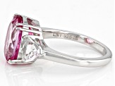 Pre-Owned Pink Topaz Sterling Silver Ring 5.30ctw