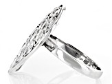 Pre-Owned Polki Diamond Sterling Silver Ring