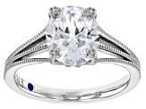 Pre-Owned White Cubic Zirconia Platineve™ Ring 3.80ctw