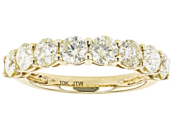 Picture of Pre-Owned Natural Yellow Diamond 10k Yellow Gold Band Ring 2.00ctw