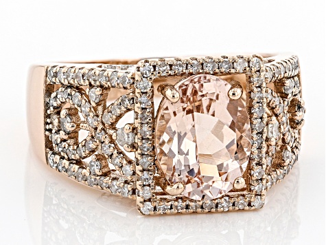 Pre-Owned Pink Morganite 14k Rose Gold Ring 1.99ctw