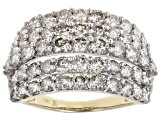Pre-Owned Candlelight Diamonds™ 10K Yellow Gold Dome Ring 3.00ctw