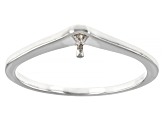 Pre-Owned White Diamond 900 Platinum Bridal Ring Set 1.00ctw