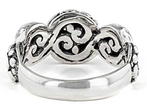 Pre-Owned 5mm Blue Sleeping Beauty Turquoise Silver Ring