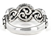 Pre-Owned 5mm Blue Sleeping Beauty Turquoise Silver Ring