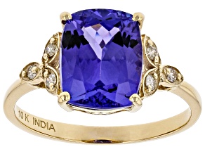 Pre-Owned Blue Tanzanite 10k Yellow Gold Ring 2.58ctw