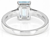 Pre-Owned Sky Blue Topaz Rhodium Over Sterling Silver December Birthstone Ring 1.23ct