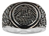 Pre-Owned Silver Tone Trinity Ring