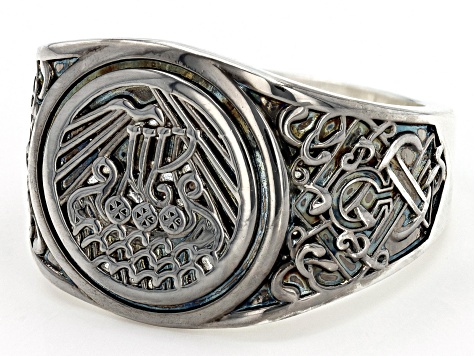 Pre-Owned Silver Tone Trinity Ring
