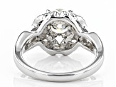 Pre-Owned Moissanite Platineve Ring 1.48ctw DEW.