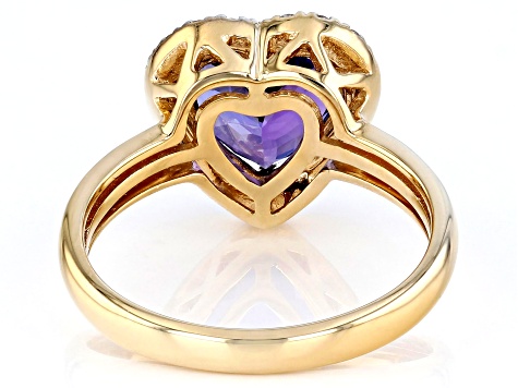 Pre-Owned Blue Tanzanite 18k Yellow Gold Ring 2.72ctw