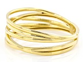 Pre-Owned 10k Yellow Gold Multi-Row Band Ring