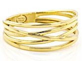 Pre-Owned 10k Yellow Gold Multi-Row Band Ring