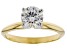 Pre-Owned White Lab-Grown Diamond 14k Yellow Gold Ring 1.00ctw