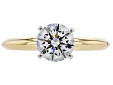 Pre-Owned White Lab-Grown Diamond 14k Yellow Gold Ring 1.00ctw