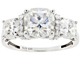 Pre-Owned Moissanite Platineve Ring 4.00ctw DEW.