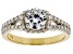 Pre-Owned White Lab-Grown Diamond 14K Yellow Gold Ring 1.50ctw