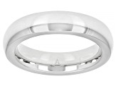 Pre-Owned Stainless Steel High Polish 5mm Band Ring