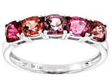 Pre-Owned Mixed-Color Spinel Rhodium Over 14k White Gold Ring 1.83ctw