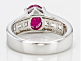 Pre-Owned Mahaleo Ruby Sterling Silver Ring 1.75ctw