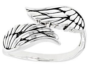 Pre-Owned Rhodium Over Sterling Silver Ring