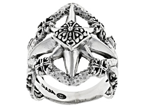 Pre-Owned Sterling Silver "The Star That Guides Me" Ring
