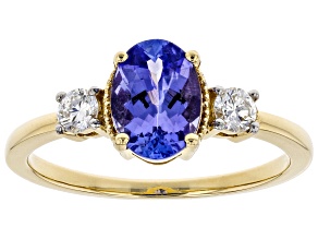 Pre-Owned Blue Tanzanite 14k Yellow Gold Ring 1.47ctw