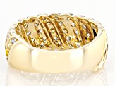 Pre-Owned Multi-Color Diamond 14k Yellow Gold Band Ring 1.35ctw